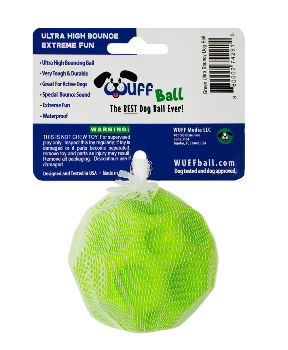 Wuff Ball | Green - The Best Dog Ball Ever!